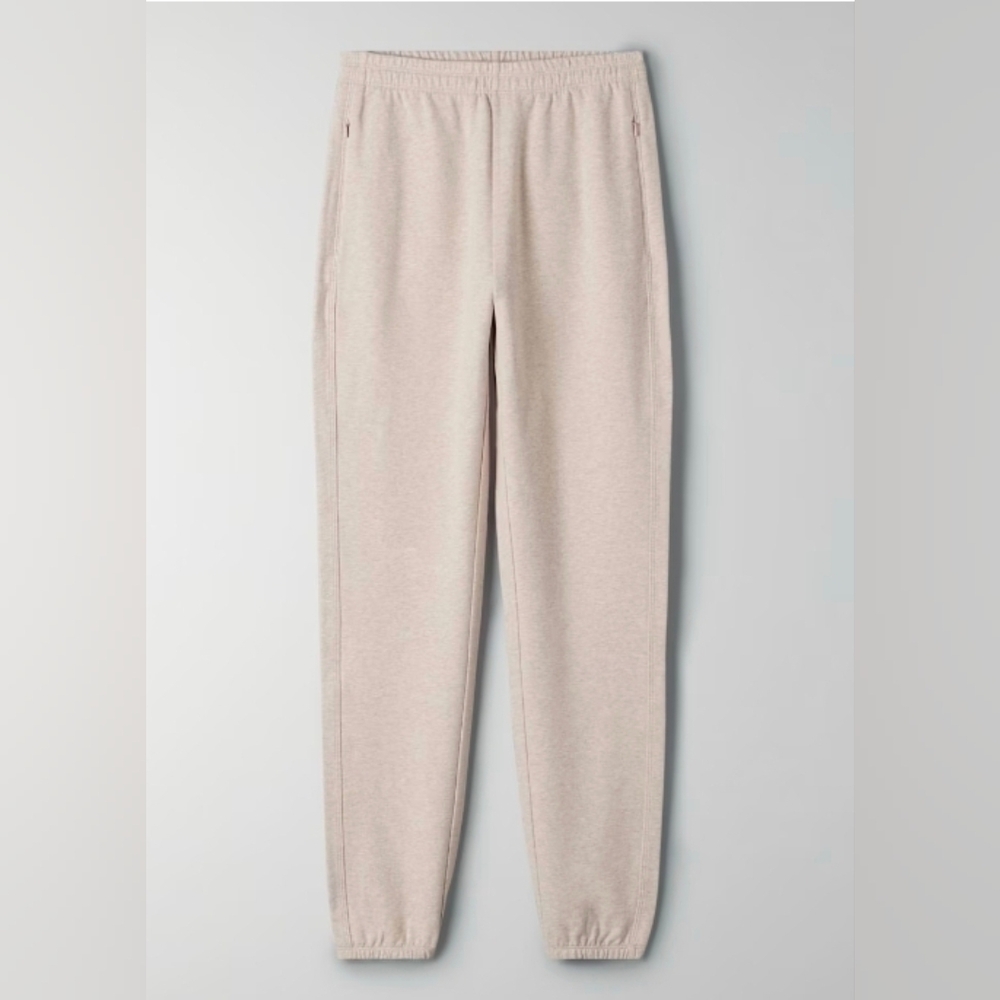 Babaton Leisure Jogger Heathered Sport Camille Pink Joggers Sweatpants small